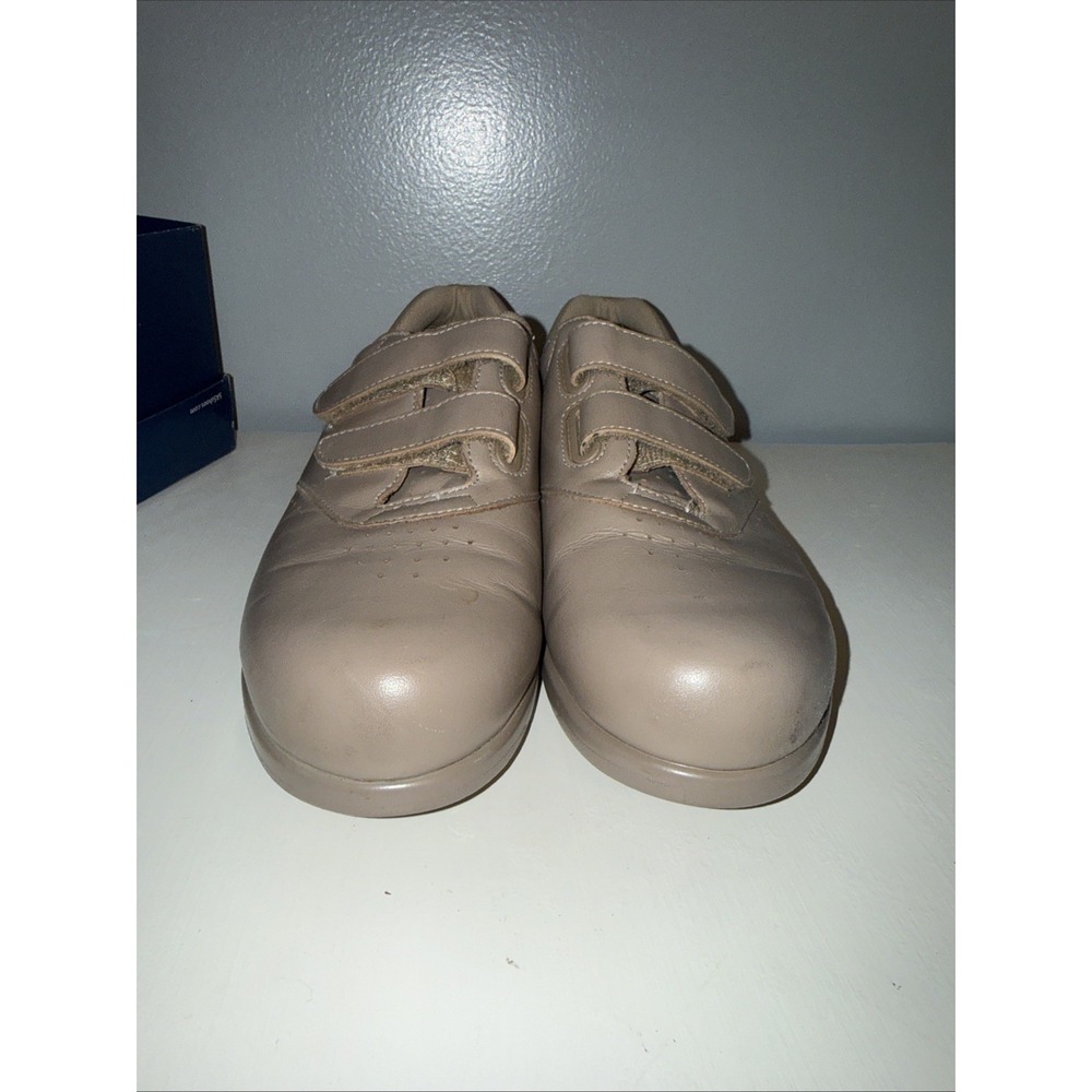 SAS Walking Comfort Shoes EZ Strap Orthopedic Mocha Leather Womens Sz 8.5M - Picture 4 of 7